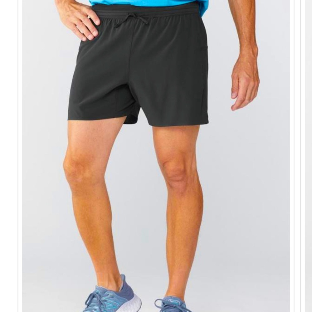 JANJI AFO MIDDLE SHORTS men’s 5 inch inseam REI co-op black lightweight Athletic - Picture 1 of 16